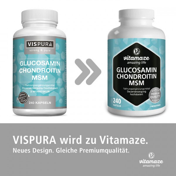 Glucosamin Chondroitin MSM Kapseln Kaufen Vitamaze Shop